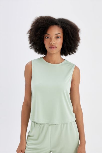 DeFactoFit Standard Fit Modal Sports Tank Top