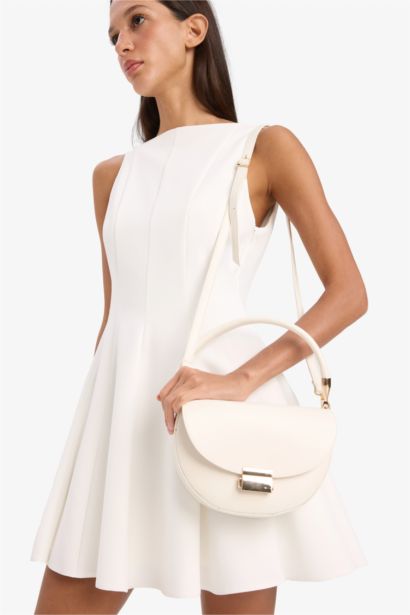 Faux Leather Hand Bag