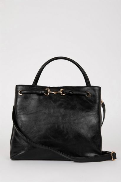 Faux Leather Hand Bag