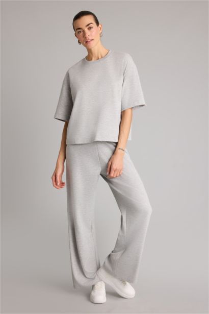 Straight Fit Basic Trousers