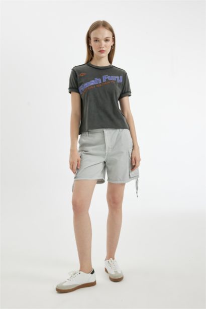 Slim Fit Crew Neck Short Sleeve T-Shirt