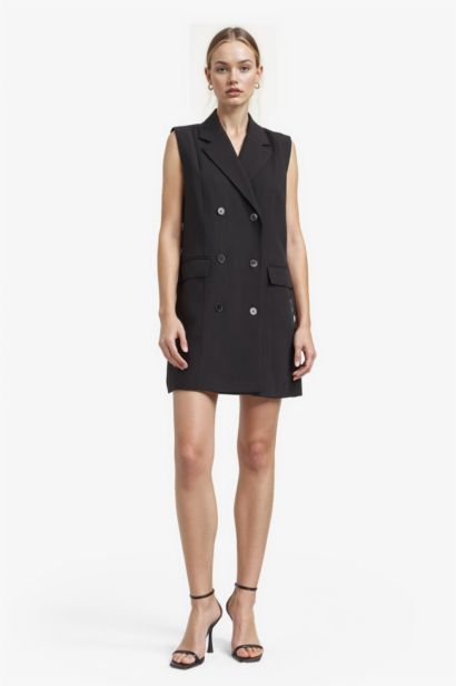 Tailored Fit Sleeveless Mini Dress