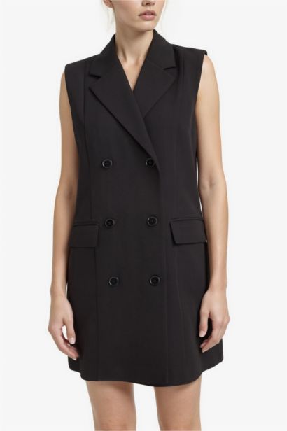 Tailored Fit Sleeveless Mini Dress