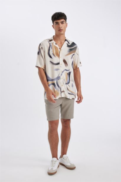 Relax Fit Resort Neck Short Sleeve Shirt