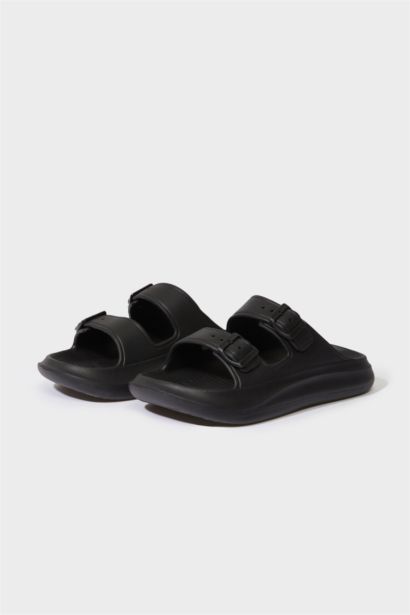 Erkek Düz Taban Çift Bantlı Eva Terlik