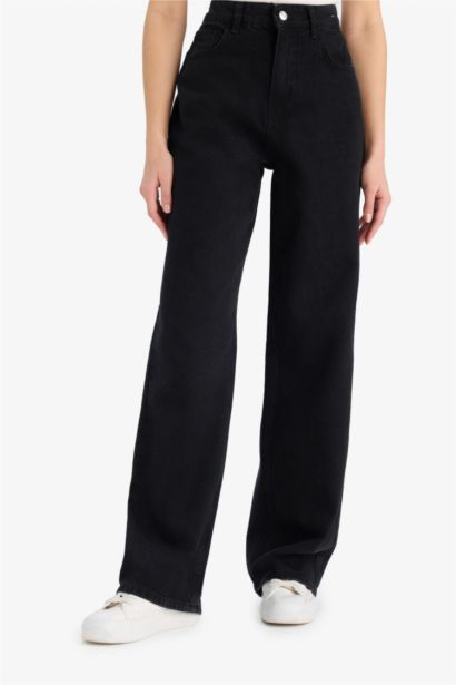 Yüksek Bel 90's Wıde Leg Pantolon