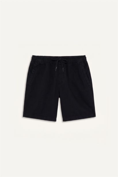 Relaxed Fit Jean Bermuda Şort