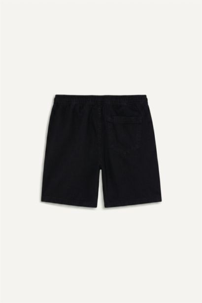 Relaxed Fit Jean Bermuda Şort