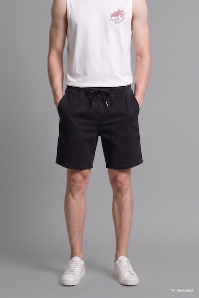 %100 Pamuk Relaxed Fit Jean Bermuda Şort