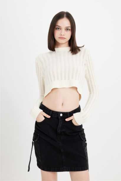 تنورة قصيرة جينز فاشون فيت