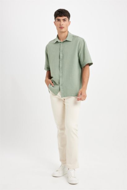 серджио - қалыпты пішім деним тұрақты етек Шалбар