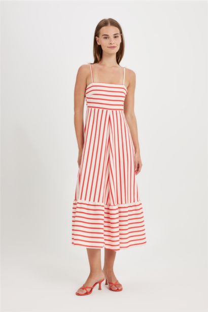 Babydoll Printed Cotton Sleeveless Dress