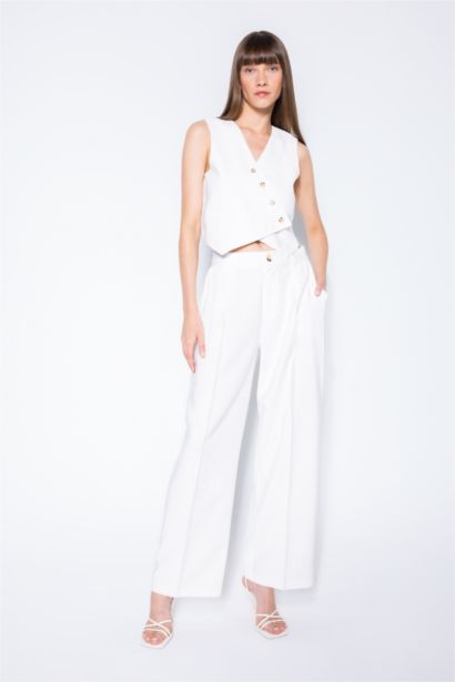 Asymmetric V-Neck