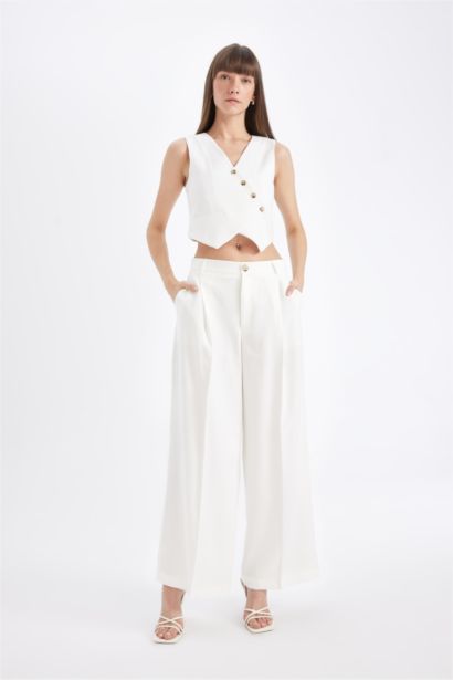 Asymmetric V-Neck