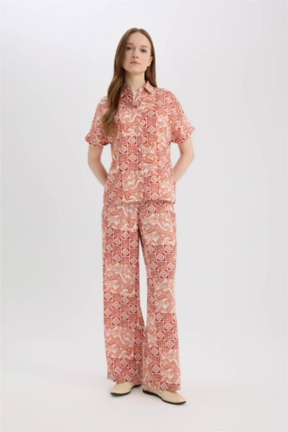 Straight Fit Trousers