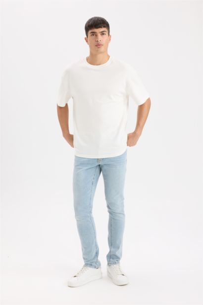 سروال جينز جينز بيدرو سليم فيت بساق ضيق