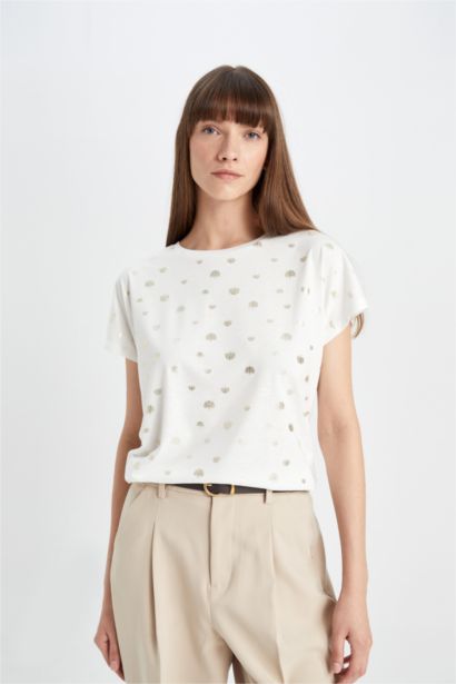 Crew Neck Short Sleeve T-Shirt