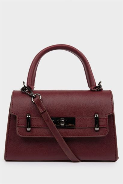 Faux Leather Hand Bag