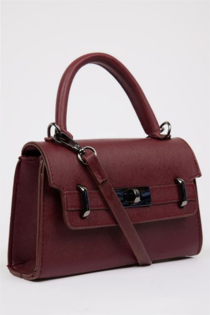 Faux Leather Hand Bag