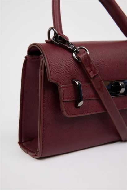 Faux Leather Hand Bag