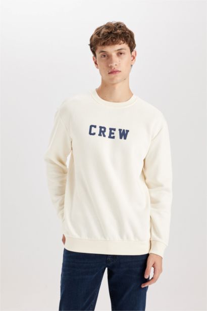 Relax Fıt Kalın Kumaş Sweatshirt
