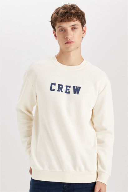 Relax Fit Thick Sweatshirt Fabric Sweatshirt
