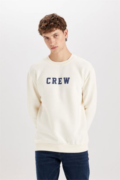 Relax Fit Thick Sweatshirt Fabric Sweatshirt