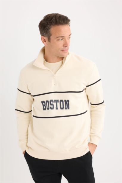 Relax Fıt Kalın Kumaş Sweatshirt