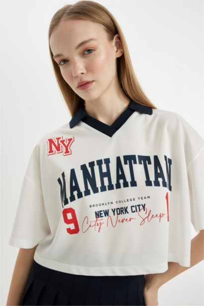 تيشيرت نص كم واسع