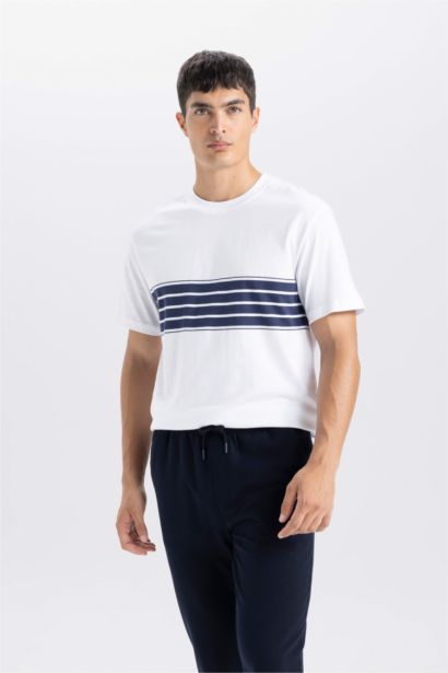 Regular Fit Crew Neck Short Sleeve T-Shirt