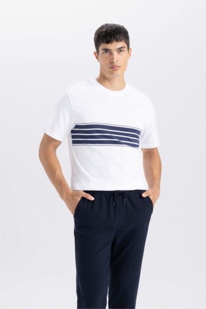 Regular Fit Crew Neck Short Sleeve T-Shirt