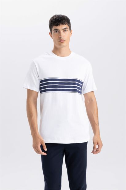 Regular Fit Crew Neck Short Sleeve T-Shirt