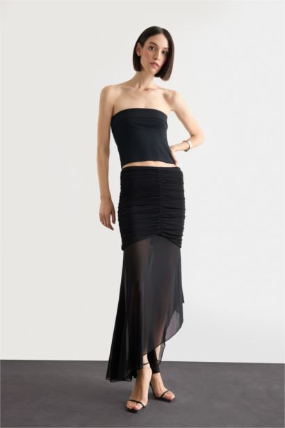 Fitted Straplez Bluz