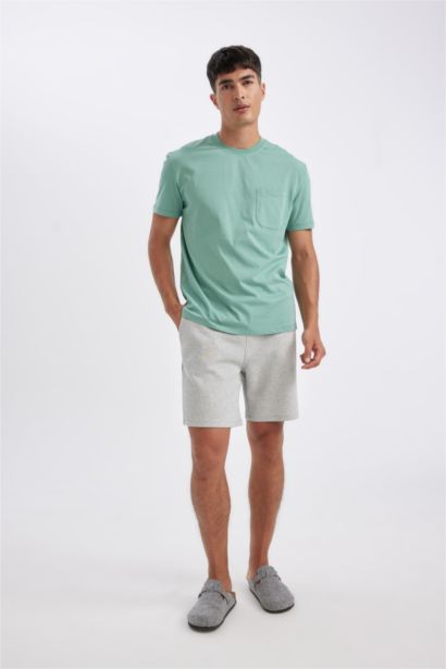 Regular Fit Crew Neck Pajama Top