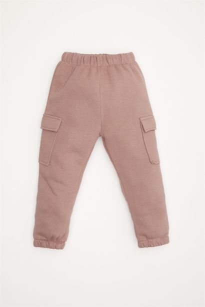 Baby Girl Printed Crew Neck Sweatshirt Sweatpants 2 Piece Set