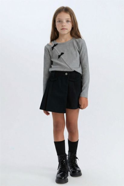Girl Gabardine Short Skort