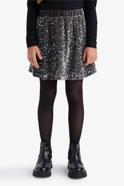 Jupe à sequins pour fille