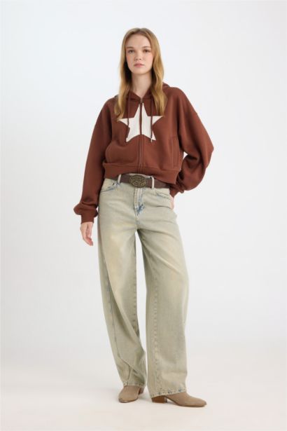 Coool бос пішім бас киімді 3 иірілген жіп Кардиган