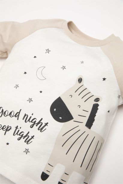 Пижама с принтом с длинным рукавом для малышей мальчиков