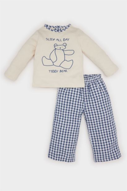 Ensemble de Pyjama Col rond imprimé à manches longues pour BéBé Garçon