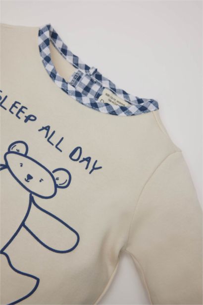 Ensemble de Pyjama Col rond imprimé à manches longues pour BéBé Garçon