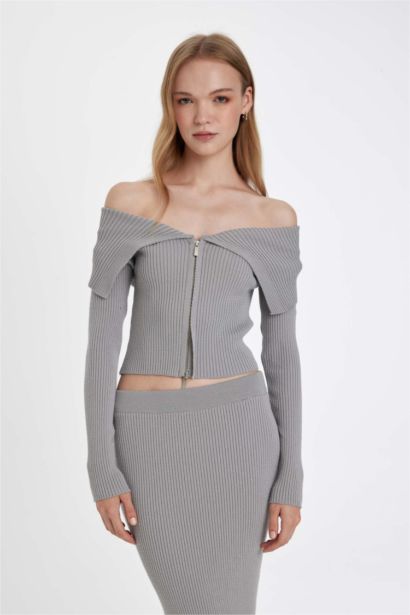 Slim Fit Knitwear Cardigan