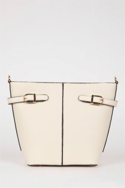 Kadın Tokalı Suni Deri Çapraz Çanta