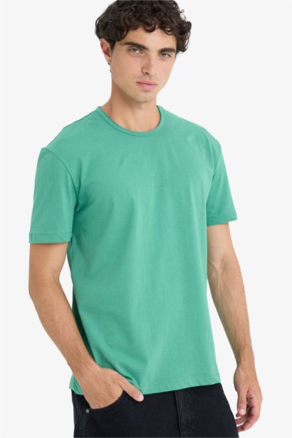 تيشيرت نص ردن قصة عادية بياخة مستديرة