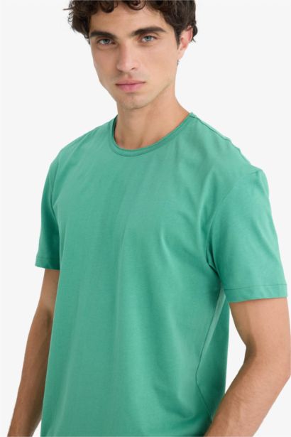 تيشيرت نص ردن قصة عادية بياخة مستديرة