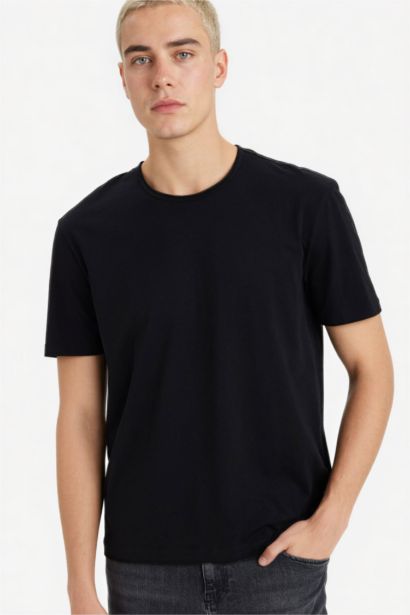 تيشيرت تقيل قصة عادية بياخة مستديرة