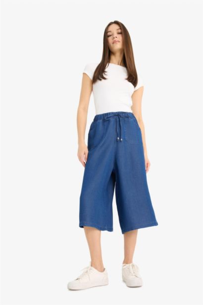 High Waist Capri Pants