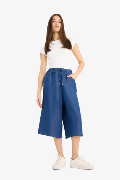 High Waist Capri Pants