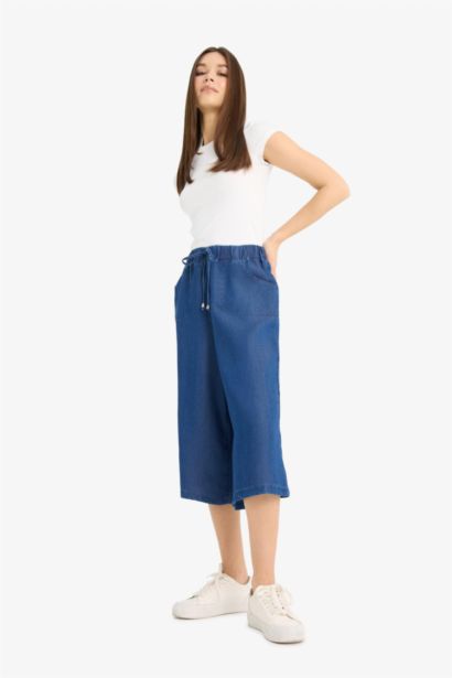 High Waist Capri Pants