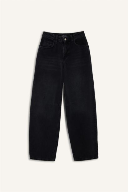 High Waist Baggy Fit Trousers